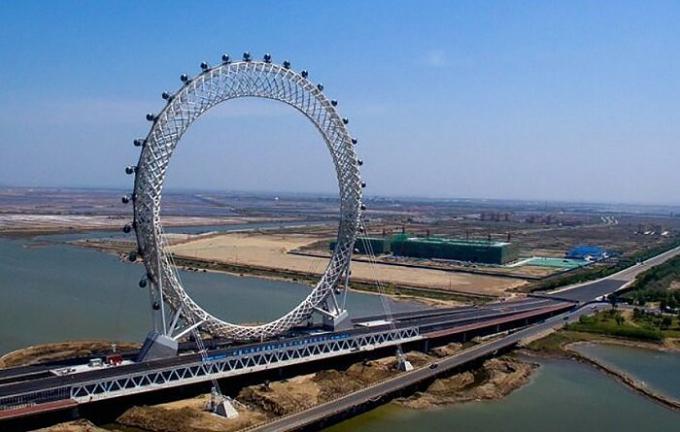 הם שוב הכו רשומים: הסינים בנו את הגלגל הענק הראשון בעולם ללא ציר