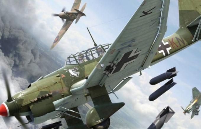 למה יונקרס Ju 87 אינו כן נחיתה נשלפת במהלך טיסה.