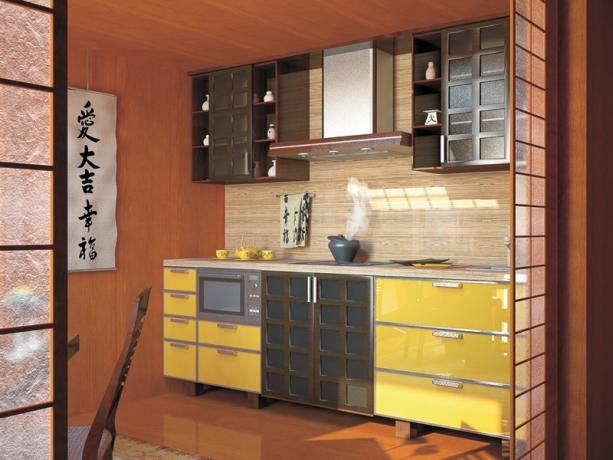 מטבח בסגנון יפני (44 תמונות) - איזון והרמוניה