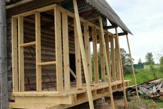 Built-in המרפסת נעשית רק עם הבית בשלב הבנייה שלה