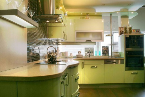 מטבח פיסטוק (57 תמונות), גוון פיסטוק, צבע ירוק בפנים המטבח, עיצוב DIY: הוראות, הדרכות צילום ווידאו, מחיר