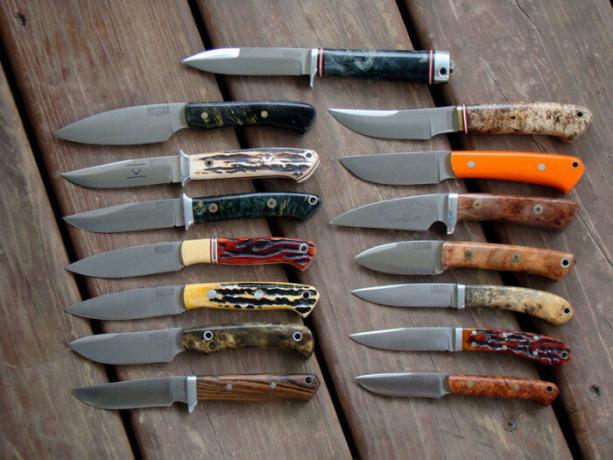 סכינים שונים למשימות שונות.